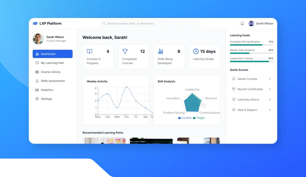 Learning Experience Platform (LXP)