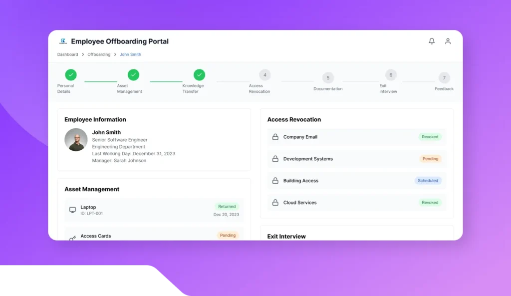 Employee Offboarding Workflow