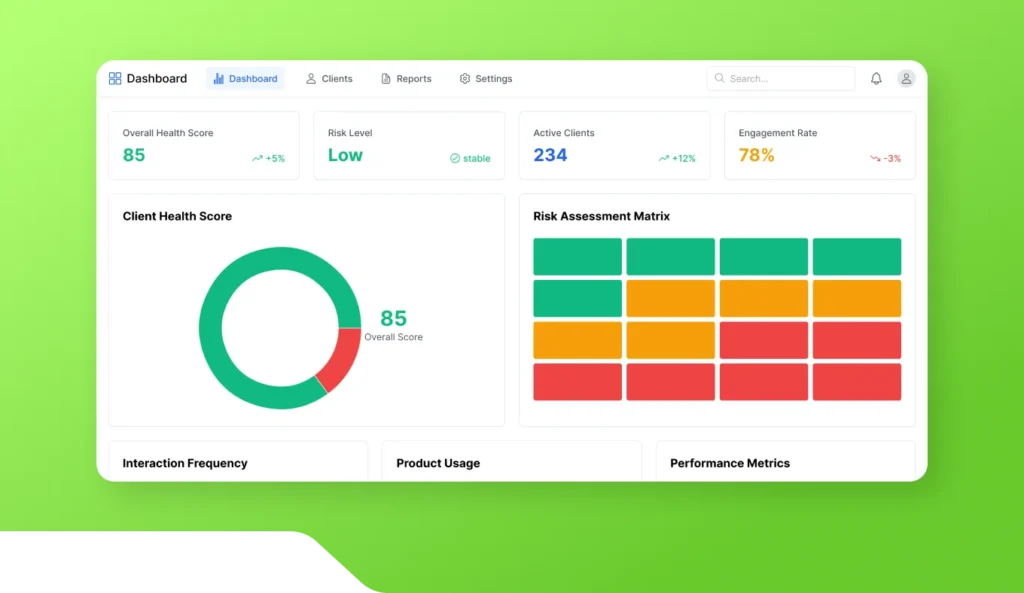 AI Client Analytics Dashboard