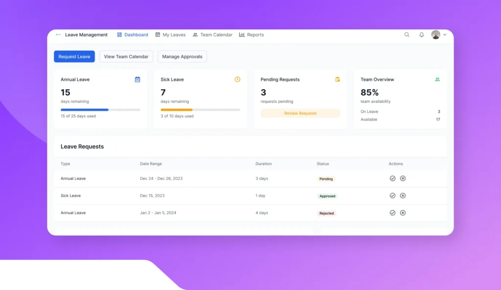 Leave Management System