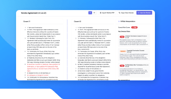 Clause Comparison Tool