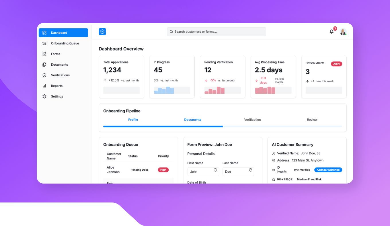 AI Form Assistant | Simplify Customer Onboarding Fast