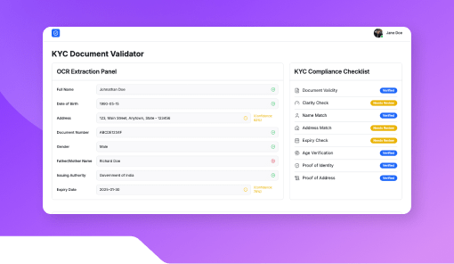 KYC Document Validator