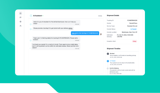 Tracking Chat Bot Progress Delivery Status Chatbot for Real-Time Order Tracking