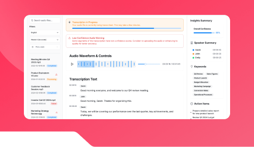 Audio Transcription Assistant