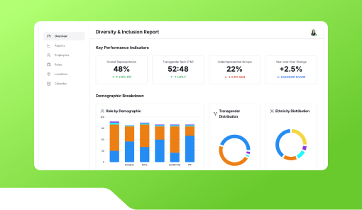 Diversity Report Visualizer