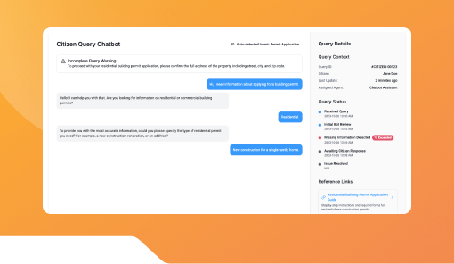 Citizen Query Chatbot.