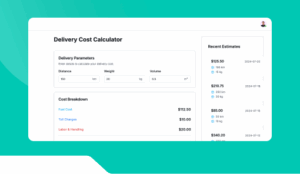 Delivery Cost Calculator.
