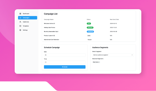 Email Campaign Scheduler
