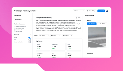 Campaign Summary Emailer