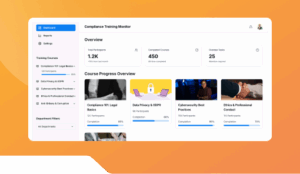 Compliance Training Completion Monitor.