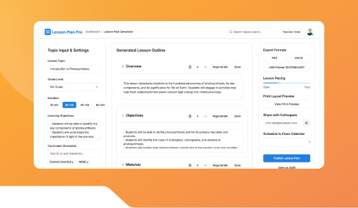 AI Lesson Plan Generator