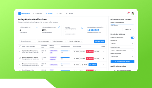Policy Update Notifier