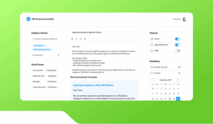 HR Announcement Broadcast Bot