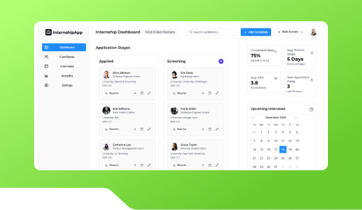 Internship Application Tracker