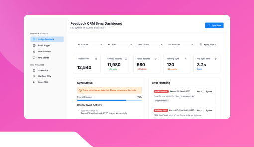 Feedback-to-CRM Sync Tool