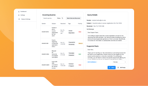 Student Query Email Auto-Reply Bot