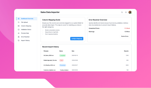 Sales Data Importer (CSV → CRM)