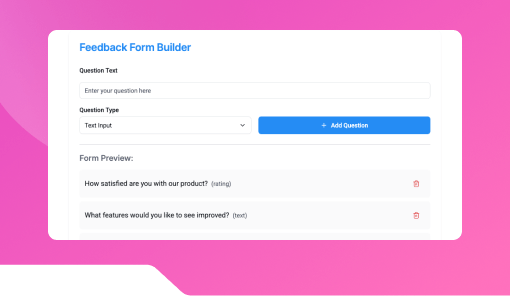 Product Feedback Collector
