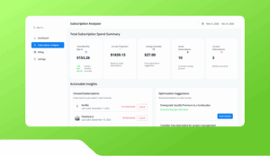 Subscription Expense Analyzer.