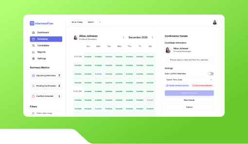 Interview Scheduler Bot