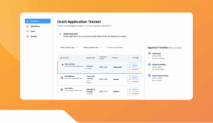 Grant Application Form Tracker.