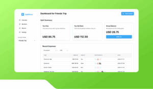 Expense Split Tracker for Friends.