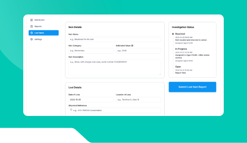 Lost-Item Report Form