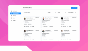 Client Contact Directory Dashboard