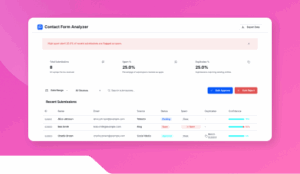 Contact Form Analyzer