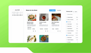 Meal Planner & Grocery List Assistant.