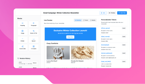 Newsletter Template Generator