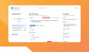 Quiz Creator from PDF Notes