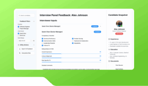 Interview Panel Feedback Collector