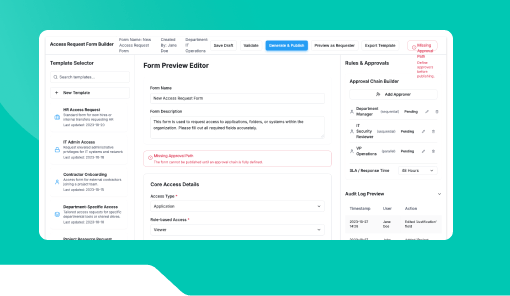 Access Request Form Generator