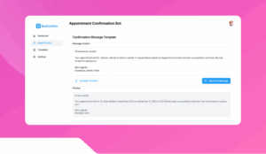 Appointment Confirmation Bot