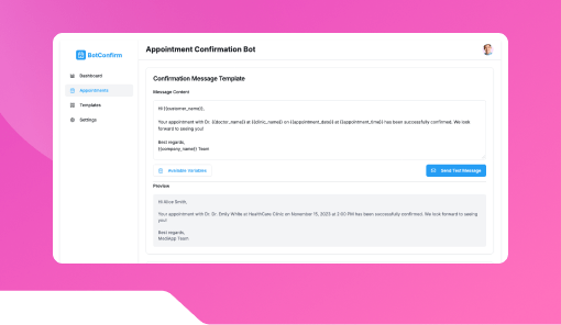 Appointment Confirmation Bot