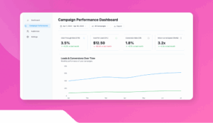 Campaign Performance Chart.
