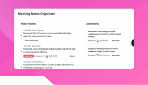 Meeting Notes Organizer.