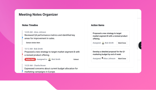 Meeting Notes Organizer