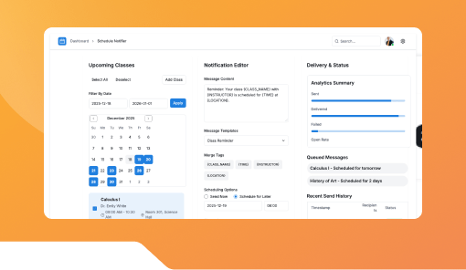 Class Schedule Notifier Bot