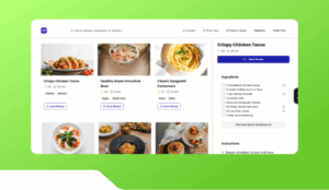 Recipe Search & Ingredient Substituter.