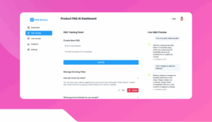 AI-based FAQ Bot for Product Pages
