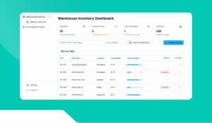 Warehouse Inventory Viewer.