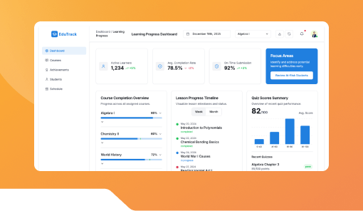 Learning Progress Dashboard