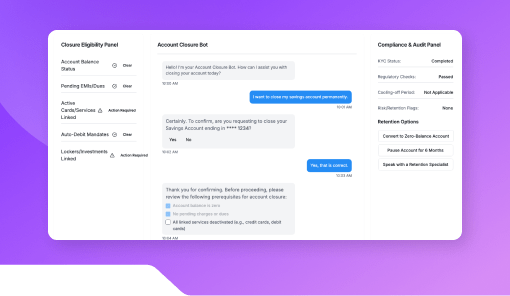 Account Closure Request Bot