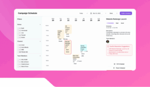 Campaign Schedule Dashboard