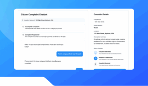 Citizen Complaint Chatbot.