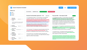 Clause Comparison Assistant.