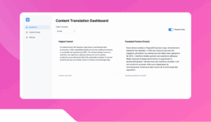 Content Translation Assistant